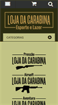 Mobile Screenshot of lojadacarabina.com.br